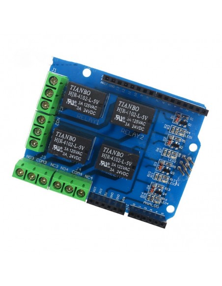 4 channel 5v relay shield