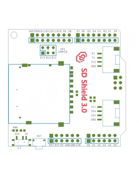 SD Card Shield V3.0 (3.3V/5V)