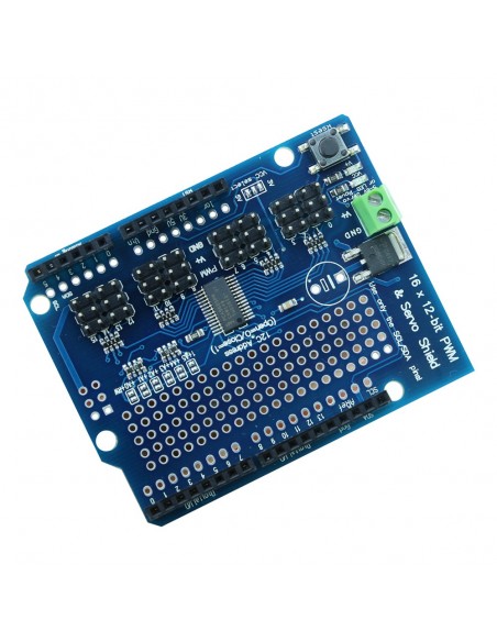 PCA9685 16 Ch/12-bit PWM/Servo Shield Driver I2C Interface PCA9685 16 Ch/12-bit PWM/Servo Shield Driver I2C Interface