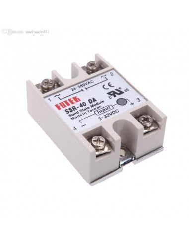 1ch Solid State Relay SSR 40A with Protective Flag