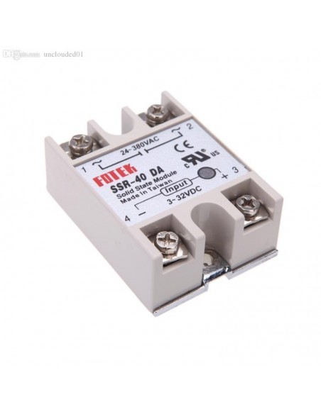 1ch Solid State Relay SSR 40A with Protective Flag