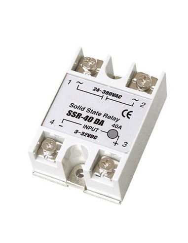 1ch Solid State Relay SSR 40A with Protective Flag