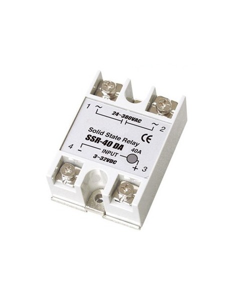 1ch Solid State Relay SSR 40A with Protective Flag