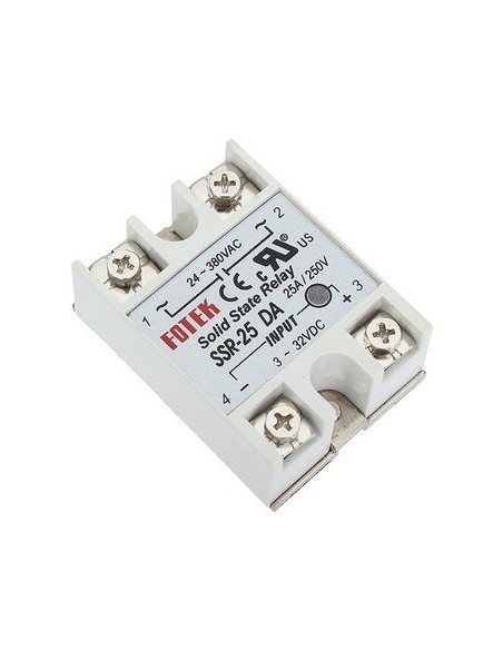 1ch Solid State Relay SSR 25A with Protective Flag