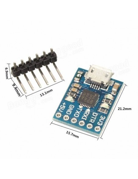 CP2102 MICRO USB to UART TTL Module 6Pin Serial Converter