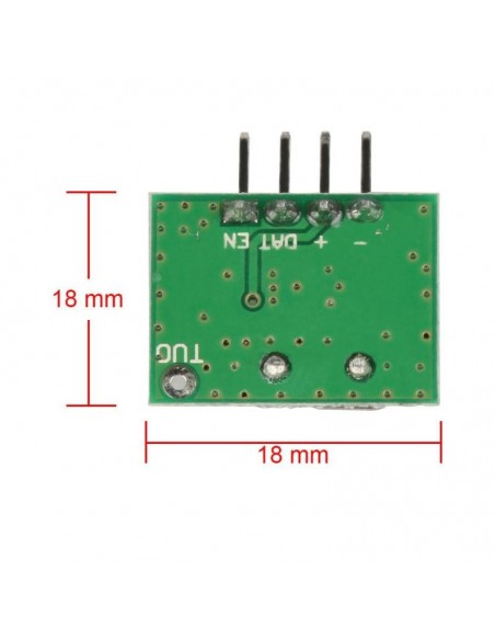 QIACHIP 433mhz Mini Low Power RF Relay Receiver + Transmitter Module 