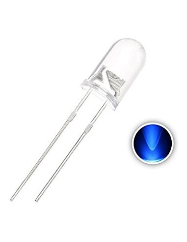 LED BLUE - 3mm 20mA 3.0V-3.2V