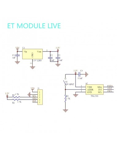 TSL2561 Light sensor