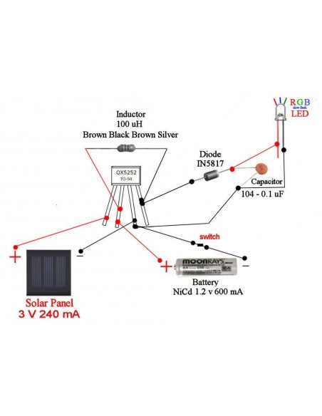QX5252 Solar LED drive board