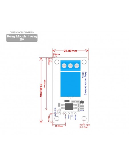 Relay 1CH/5V/10A Relay 1CH/5V/10A