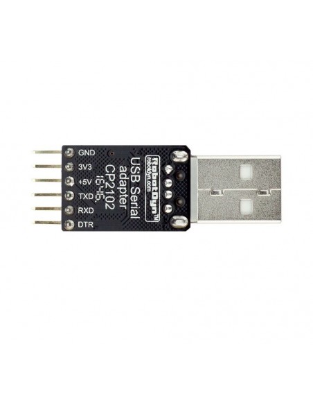 USB-TTL Serial adapter CP2102, 5V/3.3V, USB-A