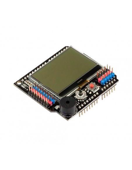 Graphic LCD 128x64 Buzzer Shield compatible for Arduino Uno, Mega 2560, Leonardo