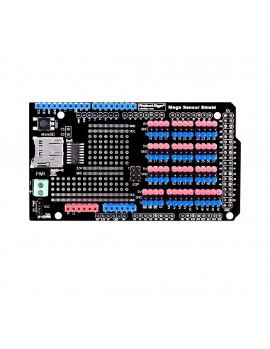 Sensor Shield for Arduino Mega 2560, with SD-card logger