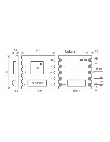 FM Stereo Radio Module RDA5807M