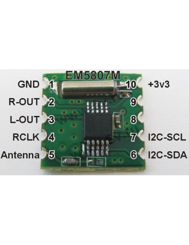 FM Stereo Radio Module RDA5807M