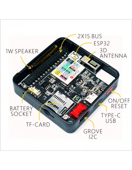 M5Stack ESP32 Black Basic Core Development Kit