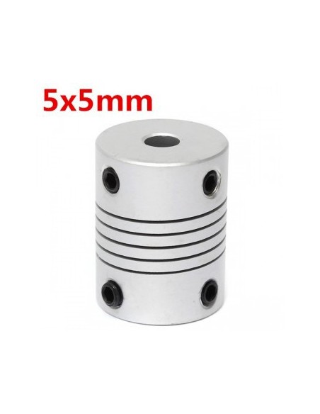 Stepper Motor Shaft Couplings Flexible 5*5*25 mm