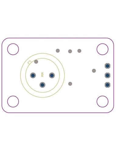 MCU011050 Pyroelectric IR sensor human motion sensor