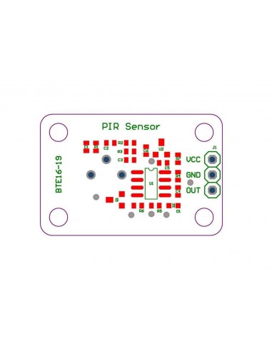 MCU011050 Pyroelectric IR sensor human motion sensor