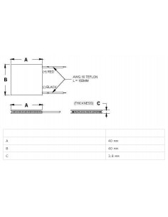 TEC1-12706 Thermoelectric Peltier Cooler 12V 60W 2