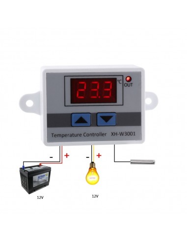 12V Digital Temperature Controller