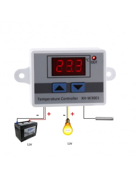 12V Digital Temperature Controller