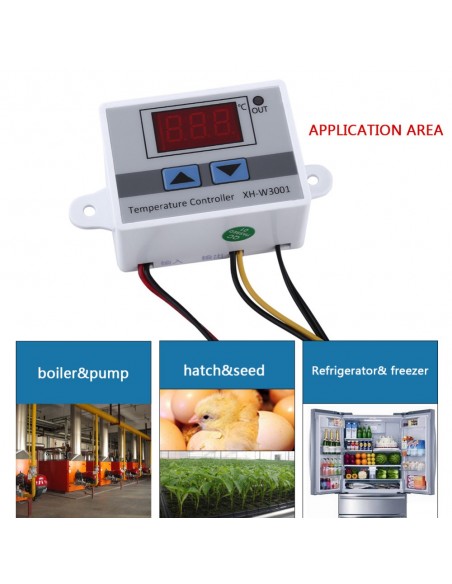12V Digital Temperature Controller