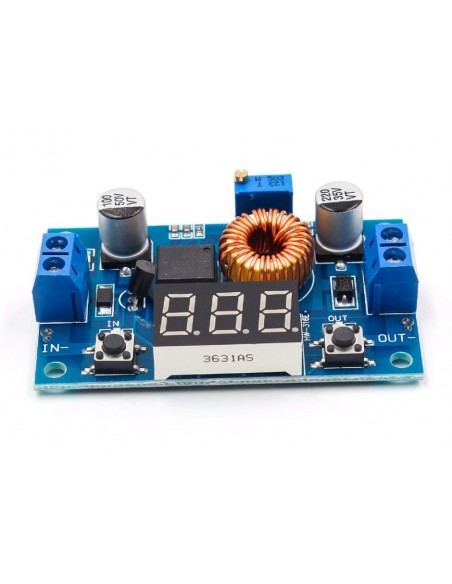 XL4015 DC-DC 75W 5A LED (4-38V to 1.25-36V)