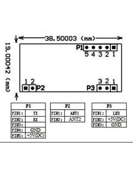 RDM6300 RFID Reader Module 125Khz
