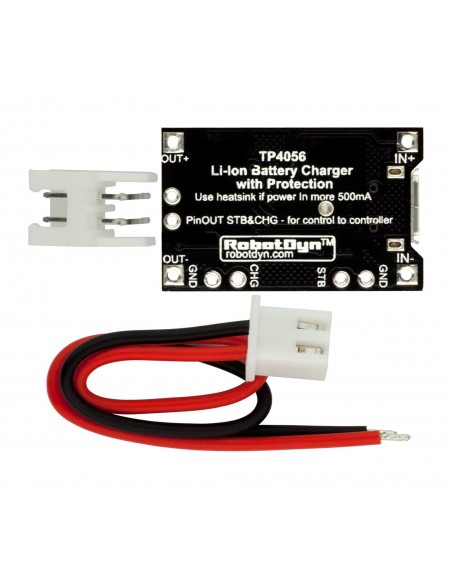 TP4056 Li-Ion Battery Charger with Protection TP4056 Li-Ion Battery Charger with Protection