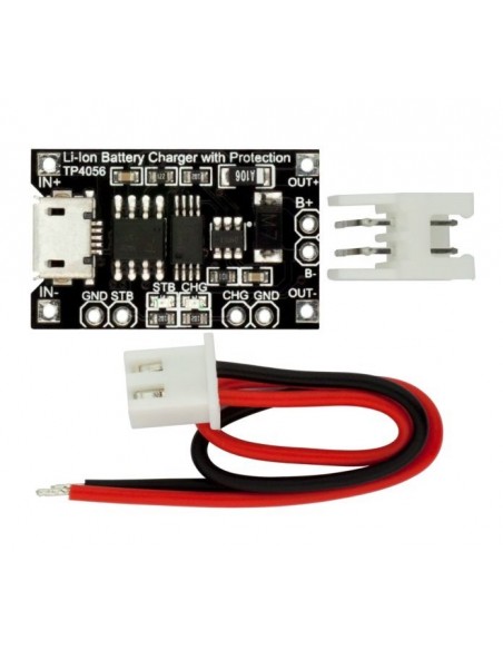 TP4056 Li-Ion Battery Charger with Protection TP4056 Li-Ion Battery Charger with Protection