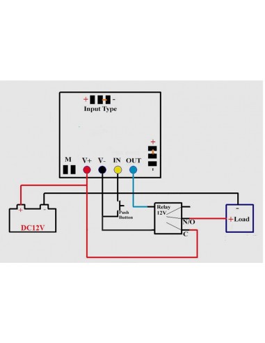 10s-24hour delay timer count down 3V 5V 12v 24V