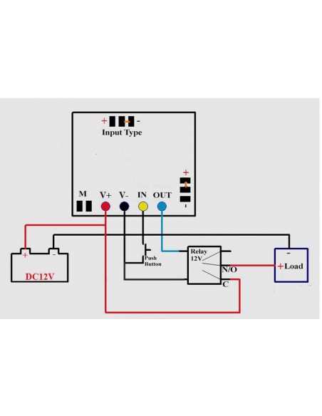 10s-24hour delay timer count down 3V 5V 12v 24V