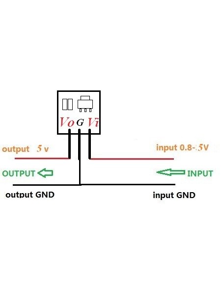 DC-DC 0.9-5V to DC 5V Step-UP Boost Voltage Converter Modul