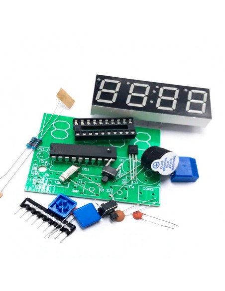 4 Bits Electronic Clock - DIY Kit 4 Bits Electronic Clock - DIY Kit
