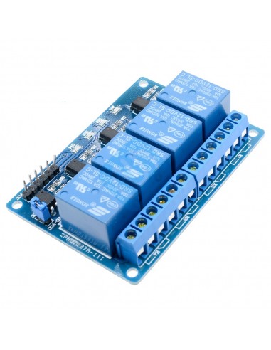 Реле - 4 канала 12V low level