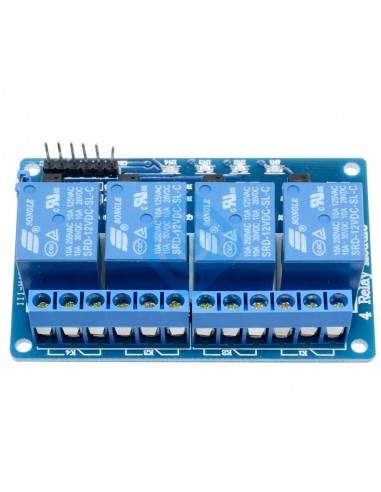 Реле - 4 канала 12V low level