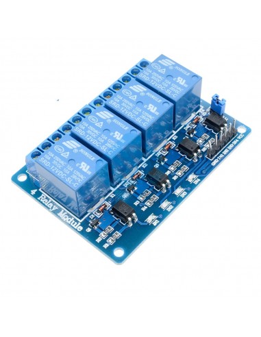 Реле - 4 канала 12V low level