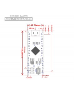 Pro Micro ATmega32U4-MU 2