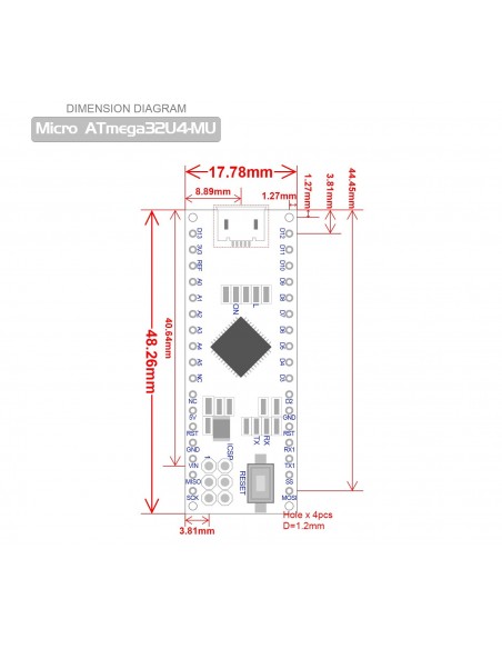 Pro Micro ATmega32U4-MU