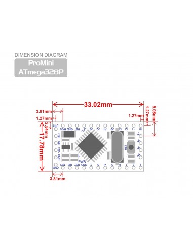 ProMini ATmega328P - 5V, 16Mhz