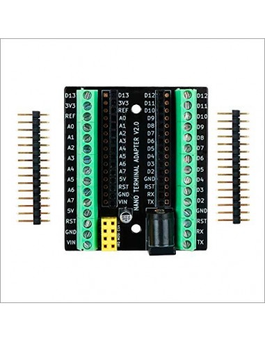 Nano Terminal Expansion Adapter Board with NRF2401+ Expansion Interface and DC Power