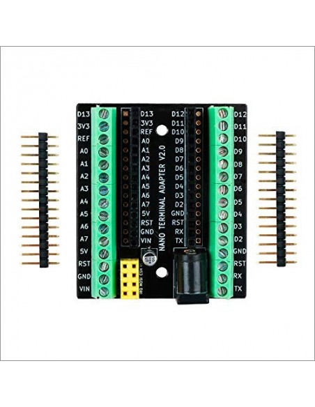 Nano Terminal Expansion Adapter Board with NRF2401+ Expansion Interface and DC Power