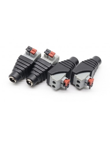 DC connector Male + Female 2.1*5.5mm