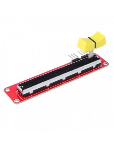 Slide position potentiometer (analog). 10KOhm RED Slide position potentiometer (analog). 10KOhm RED