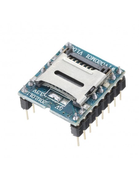 MP3 player WTV020, with Micro-SD reader