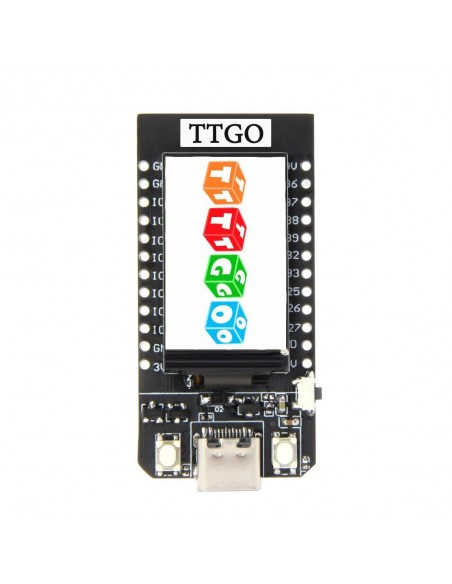 TTGO T-Display 1.14" ESP32 CP2104 TTGO T-Display 1.14" ESP32 CP2104