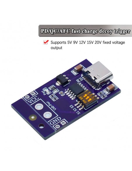 PD/QC/AFC Fast charge decoy trigger