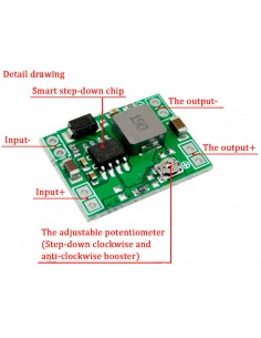MP1584EN - ЗА adjustable step-down module 2