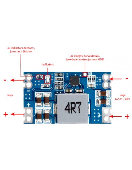 Mini560 DC-DC (3.3v 5v 9v 12v)
